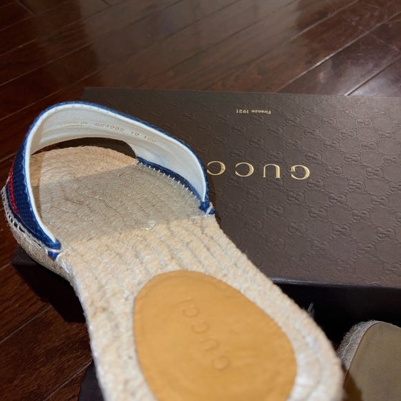 Gucci Men's espadrille slide sandal - Picture 6 of 6